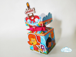 Caixa meia bala 3 palavrinhas Caixa meia bala 3 palavrinhas