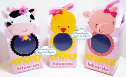 Caixa milk  Animais da fazendinha Caixa milk  Animais da fazendinha