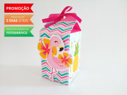 Caixa milk Flamingo e Abacaxi Caixa milk Flamingo e Abacaxi