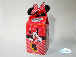 Caixa milk Minnie Vermelha Caixa milk Minnie Vermelha