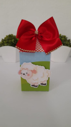 Caixa Milk Ovelhinha- Para Montar - Tema Fazendinha Menino Caixa Milk Ovelhinha- Para Montar - Tema Fazendinha Menino