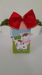 Caixa Milk Vaquinha- Para Montar - Tema Fazendinha Menino Caixa Milk Vaquinha- Para Montar - Tema Fazendinha Menino