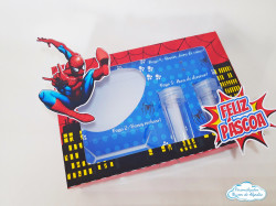 Caixa mini confeiteiro Homem aranha Caixa mini confeiteiro Homem aranha