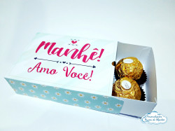 Caixa para 6 docinhos - Dia das mães - Manhê Caixa para 6 docinhos - Dia das mães - Manhê