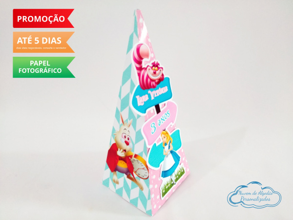 Caixa pirâmide Alice no País das maravilhas Caixa pirâmide Alice no País das maravilhas-Caixa pirâmide Alice no País das maravilhas
Fazemos em qualquer tema.
Envie nome e idade para