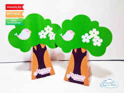 Caixa pirâmide árvore Jardim Encantado Caixa pirâmide árvore Jardim Encantado