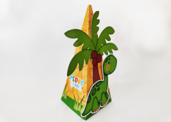 Caixa pirâmide Dinossauros baby Caixa pirâmide Dinossauros baby