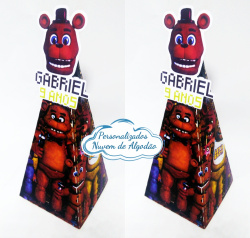 Caixa pirâmide Five Nights Caixa pirâmide Five Nights