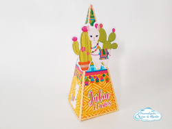 Caixa pirâmide Lhama Caixa pirâmide Lhama