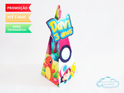 Caixa pirâmide Pokemon Caixa pirâmide Pokemon