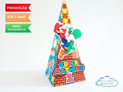 Caixa pirâmide Super Mario Caixa pirâmide Super Mario