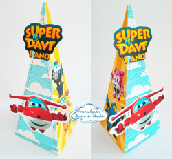 Caixa pirâmide Super Wings Caixa pirâmide Super Wings