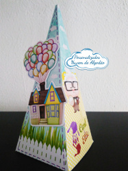 Caixa pirâmide Up altas aventuras Caixa pirâmide Up altas aventuras