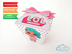 Caixa sushi Lol Surprise laço Caixa sushi Lol Surprise laço