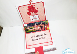 Caixa cascata para 25 docinhos Dia dos namorados Caixa cascata para 25 docinhos Dia dos namorados