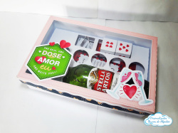 Caixa para Cerveja e 5 docinhos com jogo para casal - Dia dos namorados Caixa para Cerveja e 5 docinhos com jogo para casal - Dia dos namorados