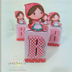 Caixinha Cenário Chapeuzinho Vermelho Caixinha Cenário Chapeuzinho Vermelho