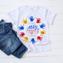 Camiseta Autismo Abril Azul Ref.14 Camiseta Autismo Abril Azul Ref.14