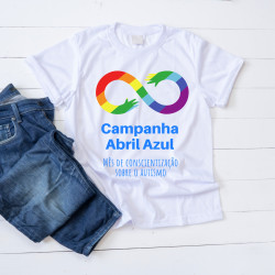 Camiseta Autismo Abril Azul Ref.15 Camiseta Autismo Abril Azul Ref.15