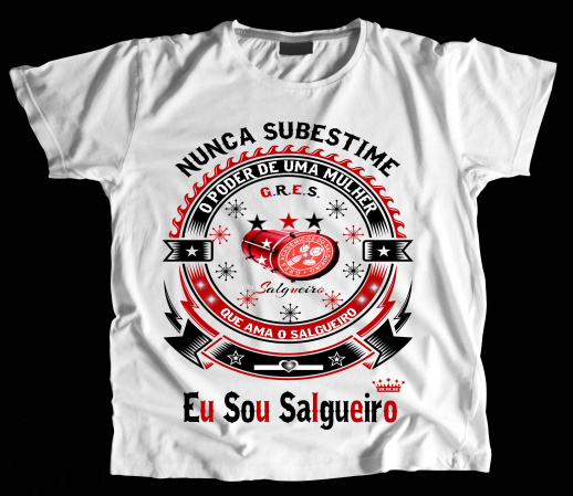 Camiseta Carnaval Salgueiro Camiseta Carnaval Salgueiro-A camiseta é um dos itens de vestuário mais versáteis e democráticos. Pode ser usada em diversas