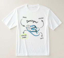 Camiseta Divertida Samba Camiseta Divertida Samba