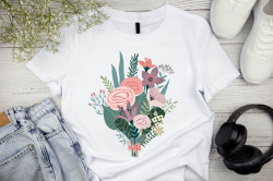 Camiseta Feminina Floral Camiseta Feminina Floral