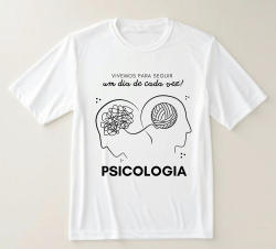 Camiseta Profissão Psicologia Camiseta Profissão Psicologia