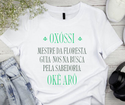 Camiseta Religiosa Oxóssi Camiseta Religiosa Oxóssi