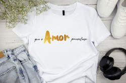 Camiseta Religiosa Que O Amor Prevaleça Camiseta Religiosa Que O Amor Prevaleça