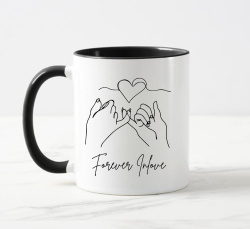 CANECA DIA DOS NAMORADOS FOREVER IN LOVE MINIMALISTA CANECA DIA DOS NAMORADOS FOREVER IN LOVE MINIMALISTA