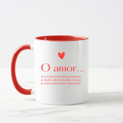 Caneca Dia dos Namorados o Amor Caneca Dia dos Namorados o Amor