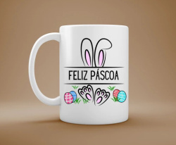 Caneca PorcelanaFeliz Páscoa 04 Caneca PorcelanaFeliz Páscoa 04