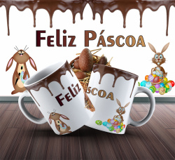 Caneca xicara Personalizada Pascoa Caneca xicara Personalizada Pascoa