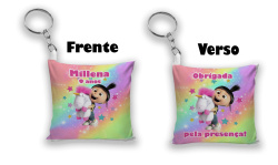 Chaveiro Agnes dos Minions Personalizados Chaveiro Agnes dos Minions Personalizados