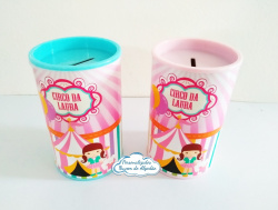 Cofrinho Circo Rosa Cofrinho Circo Rosa
