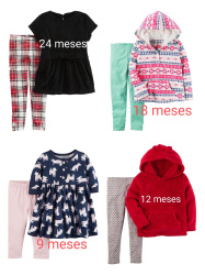 Conjunto Infantil carter's Original - 4 kits em promoção Conjunto Infantil carter's Original - 4 kits em promoção