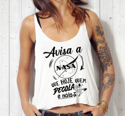 Cropped Feminina Carnaval Avisa a Nasa Cropped Feminina Carnaval Avisa a Nasa