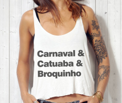 Cropped Feminina Carnaval Catuaba e Broquinho Cropped Feminina Carnaval Catuaba e Broquinho
