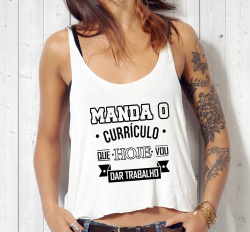 Cropped Feminina Carnaval Manda o Currículo Cropped Feminina Carnaval Manda o Currículo