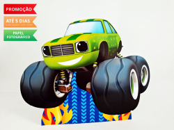 Display de mesa Blaze and the monster machine 27cm - Carro verde Display de mesa Blaze and the monster machine 27cm - Carro verde