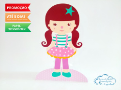 Display de mesa Circo rosa 27cm - Menina Display de mesa Circo rosa 27cm - Menina