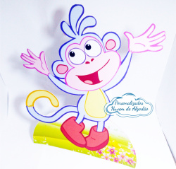 Display de mesa Dora aventureira 27cm - Macaco Display de mesa Dora aventureira 27cm - Macaco