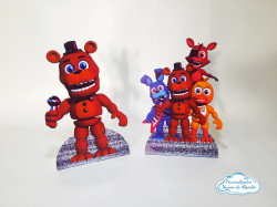 Display de mesa Five nights 27cm - Urso Display de mesa Five nights 27cm - Urso