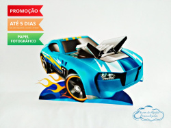 Display de mesa Hot Wheels 27cm - Carro azul Display de mesa Hot Wheels 27cm - Carro azul