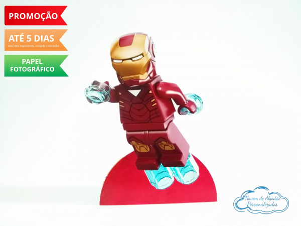 Display de mesa Lego 27cm - Homem de Ferro Display de mesa Lego 27cm - Homem de Ferro-Display de mesa Lego até 27cm - Homem de Ferro 
Largura varia de acordo com a imagem.
- Possui