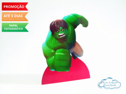 Display de mesa Lego 27cm - Hulk Display de mesa Lego 27cm - Hulk
