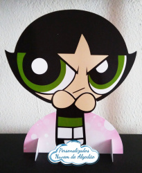 Display de mesa Meninas Super poderosas 27cm - Docinho Display de mesa Meninas Super poderosas 27cm - Docinho