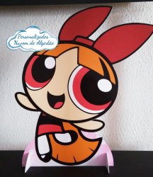 Display de mesa Meninas Super poderosas 27cm - Florzinha Display de mesa Meninas Super poderosas 27cm - Florzinha