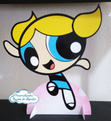 Display de mesa Meninas Super poderosas 27cm - Lindinha Display de mesa Meninas Super poderosas 27cm - Lindinha