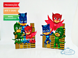 Display de mesa Pj Masks 27cm Display de mesa Pj Masks 27cm